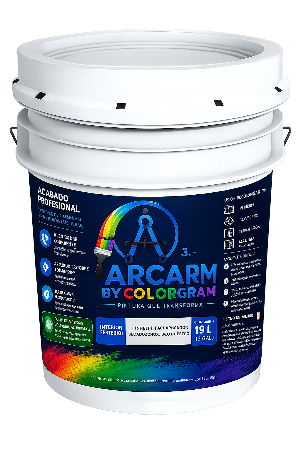 Cubeta de pintura Arcarm Bycolorgram